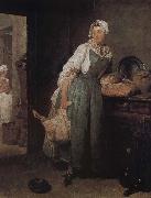 Jean Baptiste Simeon Chardin Market Return France oil painting artist
